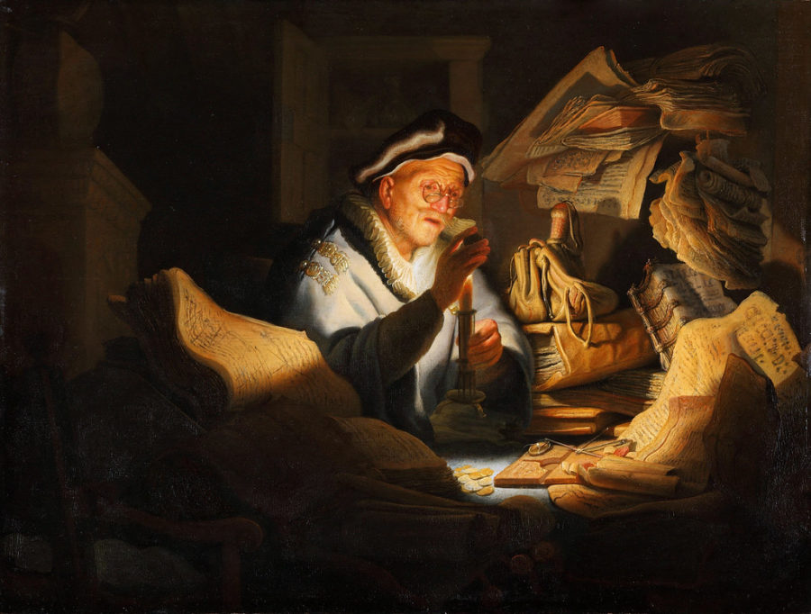 La parabole du riche insensé par Rembrandt, 1627