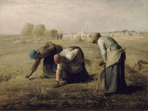 Les glaneuses par Jean-François Millet, 1857